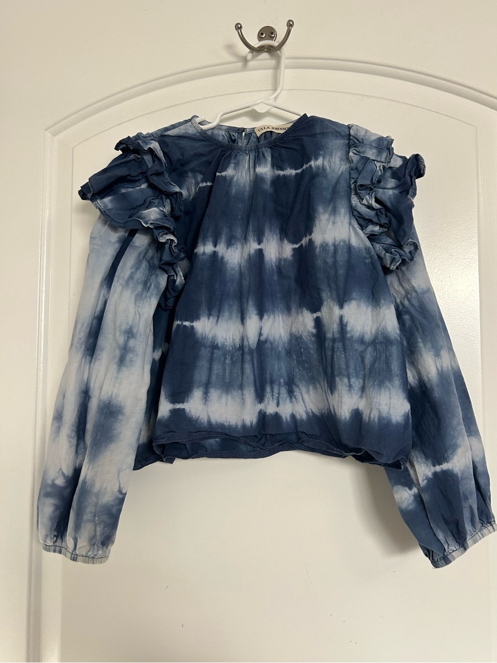Ulla Johnson Clara Tie Dye Top Girls 100% Cotton size 10 boho chic cottage